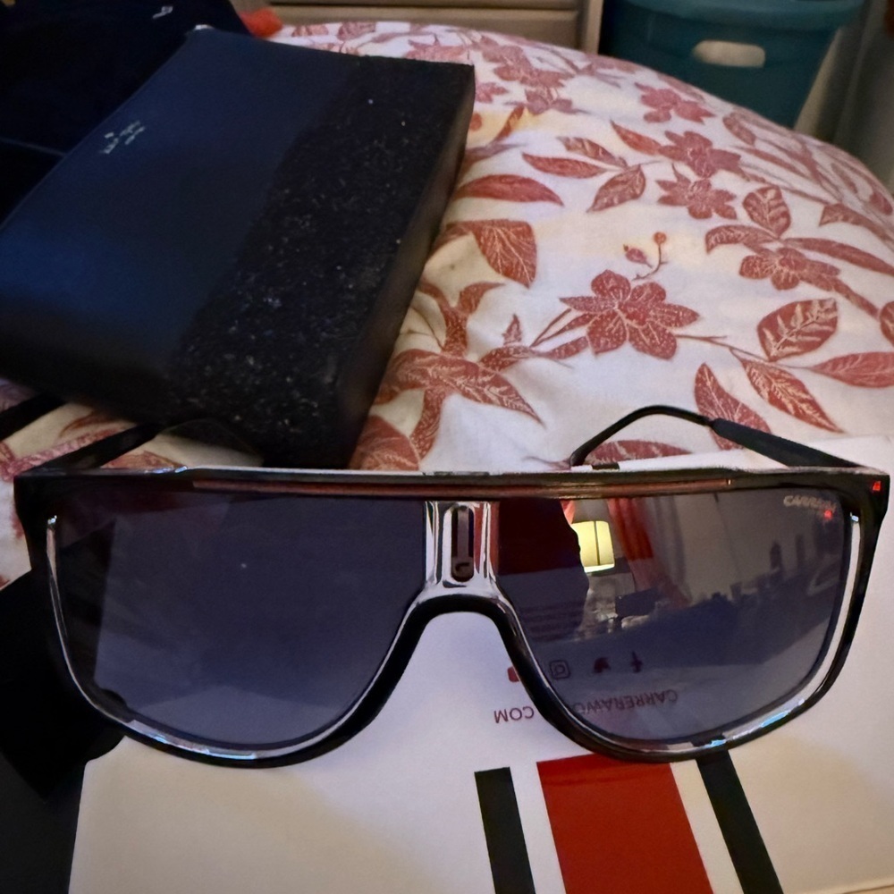 Carrera Black and Silver Sunglasses